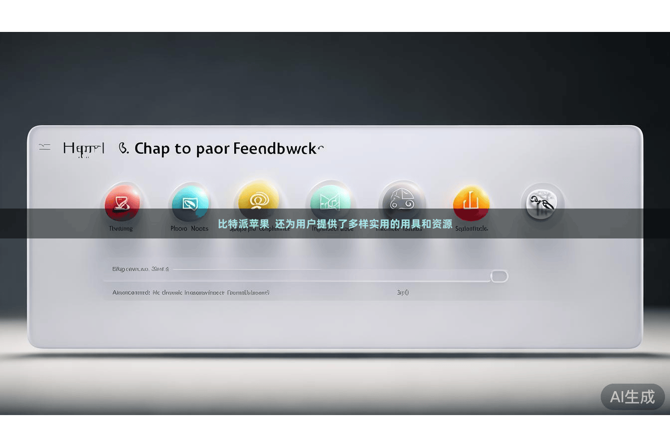 比特派苹果  还为用户提供了多样实用的用具和资源