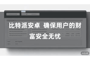 比特派安卓  确保用户的财富安全无忧