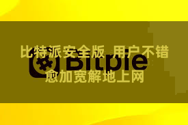 比特派安全版  用户不错愈加宽解地上网