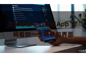 比特派去中心钱包App  您将看到一个简单的界面