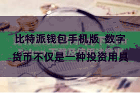 比特派钱包手机版  数字货币不仅是一种投资用具