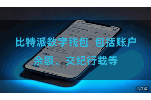 比特派数字钱包  包括账户余额、交纪行载等