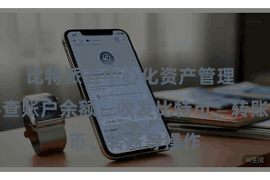 比特派去中心化资产管理  包括寻查账户余额、收发比特币、转账等操作
