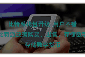 比特派钱包升级 用户不错通过比特派放荡购买、出售、存储数字货币
